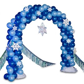 Winter Snowflake Balloon Arch Kit